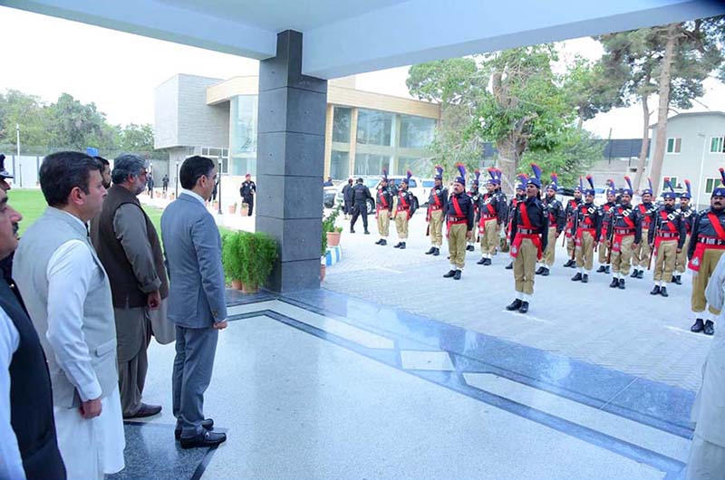 Caretaker Chief Minister Balochistan, Ali Mardan Domki calls on caretaker Prime Minister Anwaar-ul-Haq Kakar