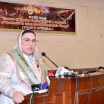 Spokesperson of Istahkam e Pakistan Party Dr. Firdous Ashiq Awan addressing a Seminar on "Erasure of Muslim Identity of IIOJK& Genocide of Kashmiris to bring about Demographic Change" (Youm e Istehsal) organized by Friends of Kashmir at Kashmir House
