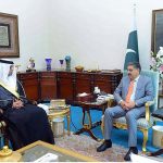 Ambassador of UAE, Hamad Obaid Ibrahim Salim Al-Zaabi calls on Caretaker Prime Minister Anwaar-ul-Haq Kakar