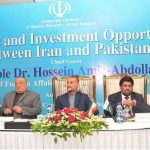 Sindh Governor Kamran Khan Tessori participates in a conference on "Opportunities and Challenges of Economic Relations between Iran and Pakistan