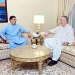 Former Provincial Minister of Balochistan Nawab Jangayz Khan Marri calls on Caretaker Prime Minister Anwaar-ul-Haq Kakar