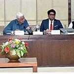 Senator Taj Haider, Chairman Senate Standing Committee on Parliamentary Affairs presiding over a meeting of the committee at Parliament House