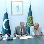Leader of the Opposition Raja Riaz Ahmad meeting with Prime Minister Muhammad Shehbaz Sharif to finalize the name of Caretaker Prime Ministe