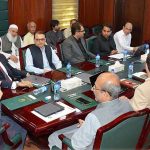 Balochistan Chief Secretary Shakeel Qadir Khan presiding over the meeting of Finance Department
