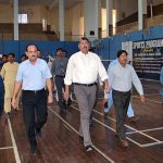 DG Sports and Youth Affairs Punjab Dr Asif Tufail visiting sports Gymnasium