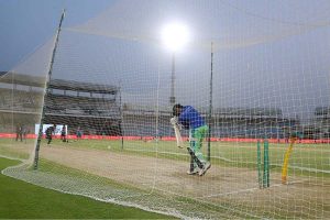 Pakistan baller Nasim Shah during practice sessions ahead of the first cricket match of Asia Cup 2023 at Multan Cricket Stadium