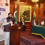 Governor Punjab Muhammad Balighur Rehman addressing the launching ceremony of Literate Cholistan Project Phase 2 organized by Punjab Education Foundation