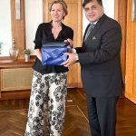 German Director General for Asia and Pacific Petra Sigmund hosted a farewell lunch in honour of Ambassador Dr. Mohammad Faisal at the German Foreign Office