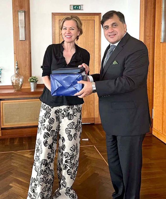German Director General for Asia and Pacific Petra Sigmund hosted a farewell lunch in honour of Ambassador Dr. Mohammad Faisal at the German Foreign Office