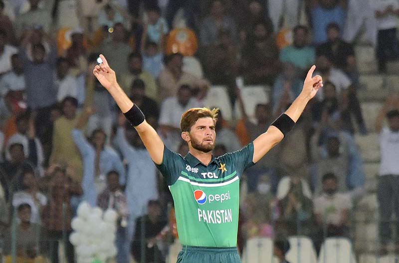 Nepal's player Aasif Sheikh plays a shot during the First cricket match of Asia Cup 2023 between Pakistan and Nepal at Multan Cricket Stadium