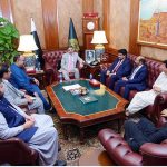 A delegation of MQM called on Caretaker Prime Minister Anwaar-ul-Haq Kakar