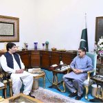 Yasser Malik, Head of Emerging Markets Enertech Holding Kuwait calls on Caretaker Prime Minister Anwaar-ul-Haq Kakar