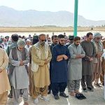 The funeral prayer of Haroon Raisani were offered at Kanak, Mastung