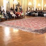 President Dr. Arif Alvi addressing the 2nd Achievement Recognition ceremony of Sargodha Chamber of Commerce & Industry, at Aiwan-e-Sadr