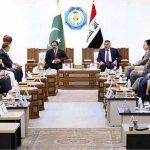 Federal Minister for Interior Rana Sana Ullah Khan in a delegation level meeting with Interior Minister of Iraq Abdul Amir Al Shammari