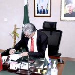 Assumed the Charge as Caretaker Federal Minister for Information & Broadcasting Murtaza Solangi,