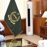 Federal Minister for Defence Khawaja Muhammad Asif called on Speaker National Assembly Raja Pervez Ashraf at Parliament House