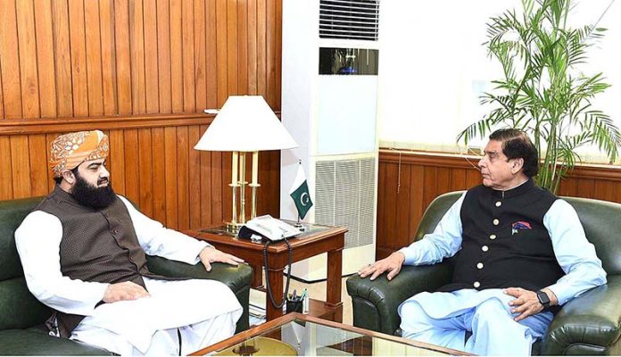 Federal Minister for Communication Mr. Asad Mehmood called on Speaker National Assembly Raja Pervez Ashraf at Parliament House