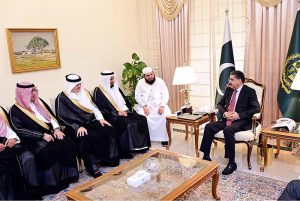 A delegation led by Saudi Minister for Hajj and Umrah H.E. Dr. Tawfiq Bin Fawzan Al-Rabiah called on Caretaker Prime Minister Anwaar-ul-Haq Kakar