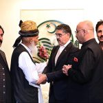 People hailing from various parts of Balochistan called on the caretaker Prime Minister Anwaar-ul-Haq Kakar