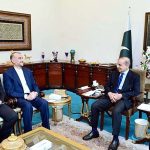 Foreign Minister of Iran, Mr. Hossein Amir Abdollahian, calls on Prime Minister Muhammad Shehbaz Sharif.