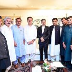 eople hailing from various parts of Balochistan called on the caretaker Prime Minister Anwaar-ul-Haq Kakar
