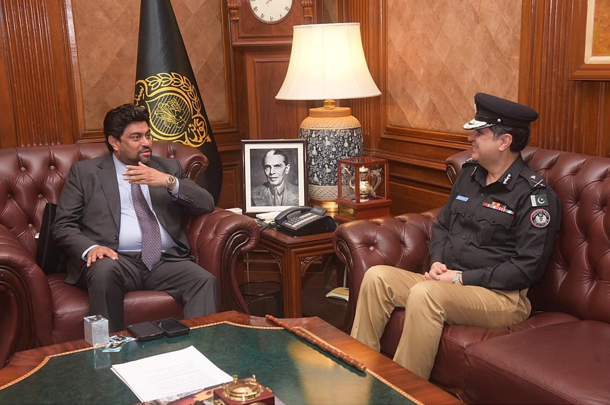 Newly appointed IGP Sindh calls on Governor