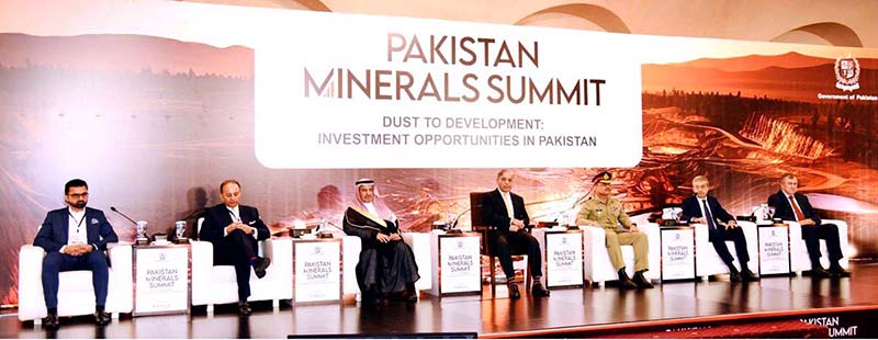 Prime Minister Muhammad Shehbaz Sharif attends Pakistan Mineral Summit as Chief Guest