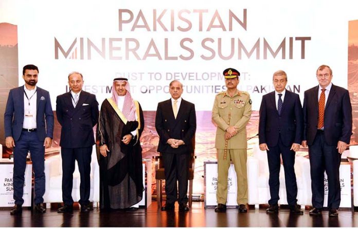 Prime Minister Muhammad Shehbaz Sharif along with COAS General Syed Asim Munir and Foreign Dignitaries attends Pakistan Mineral Summit as Chief Guest Prime Minister Muhammad Shehbaz Sharif along with COAS General Syed Asim Munir and Foreign Dignitaries attends Pakistan Mineral Summit as Chief Guest
