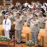 Prime Minister Muhammad Shehbaz Sharif attends a ceremony to honor the Martyrs and Ghazis of Pakistan Army at General Headquarters
