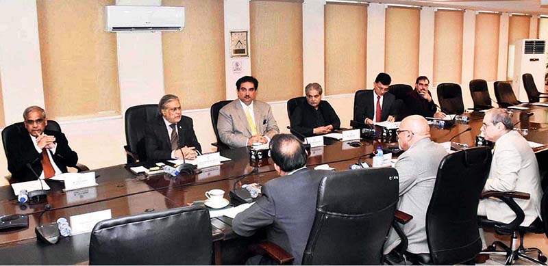 Federal Minister for Finance and Revenue Senator Mohammad Ishaq Dar chaired the meeting of the Cabinet Committee on Inter-Governmental Commercial Transactions (CCoIGCT).
