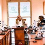 Federal Minister for Human Rights, Mian Riaz Hussain Pirzada chaired the 4th Meeting of National Committee for Implementation of UNCRPD, Incheon Strategy & Other International Commitments Pertaining to Disability at the Ministry of Human Rights