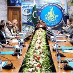 Federal Minister for Interior, Rana Sana Ullah Khan chairing a meeting at FIA Headquarters