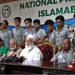 Chairman of Muslim Hands, Syed Lakht Hasnain, is holding a press conference