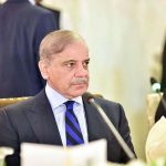 Prime Minister Muhammad Shehbaz Sharif addressing at a banquet he hosted in honour of parliamentarians.
