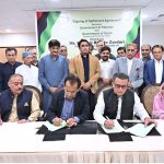 The settlement agreement of Jinnah Post Graduate Medical College (JPMC) and Sindh Institute of Cardiovascular Diseases (SICVD) signed the MoU between Pakistan and Sindh Government. Chairman Pakistan People's Party and Foreign Minister Bilawal Bhutto Zardari, Federal Minister Syed Khurshid Shah, Federal Minister for National Health Services, Regulations, and Coordination Abdul Qadir Patel, Sindh Chief Minister Syed Murad Ali Shah, Health Minister Sindh Ezra Pechuho and others parents also