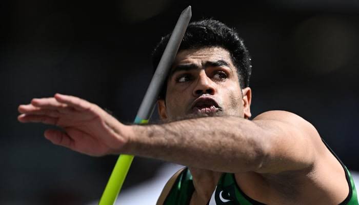 Arshad Nadeem wins silver medal with 87.82m throw in javelin final