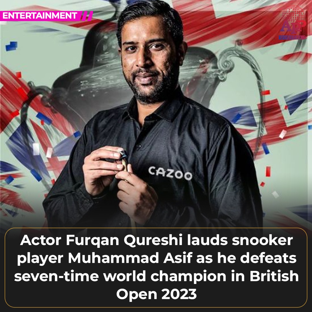 Furqan Qureshi lauds snooker player Muhammad Asif