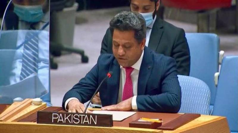 Pakistan highlights plight of Palestinians, Kashmiris at UNSC's food insecurity debate