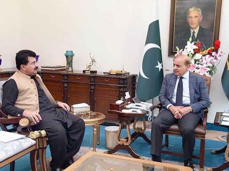 Shehbaz met chairman senate