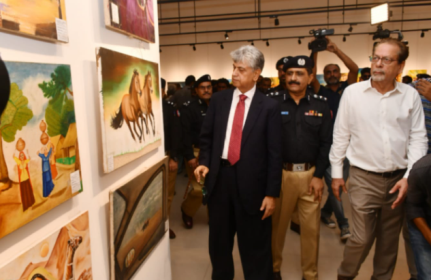 Solangi visits Arts Council of Pakistan, Karachi