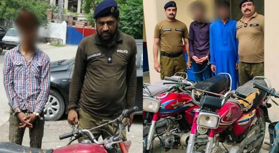 Three members gang involved in street crime busted