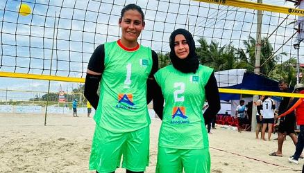 Pakistan defeat Kyrgyzstan in Central Asian Beach Volleyball C'ship