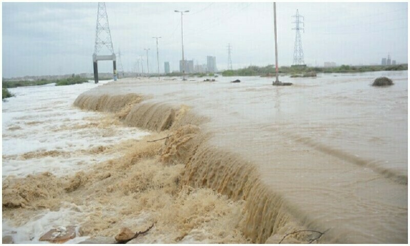 Flood water