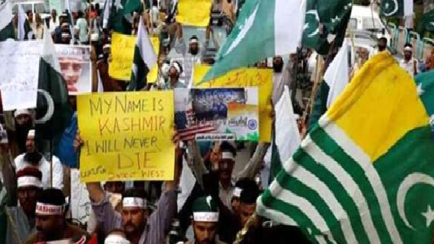Kashmiris hold big rally near UN denouncing India's atrocities in Kashmir; call for freedom