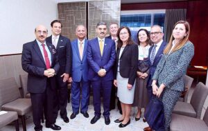 A delegation of U.S. Pakistan Business Council calls on Caretaker Prime Minister Anwaar-ul-Haq Kakar on the sidelines of the 78th session of the United Nations General Assembly. 