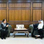 Jamal Shah, Caretaker Federal Minister for National Heritage and Culture met Minister of Culture Qatar Sheikh AbdulRehman bin Hamad bin Jassim Al Thani on the sideline of 12th Conference of the Culture Minister of Islamic World.