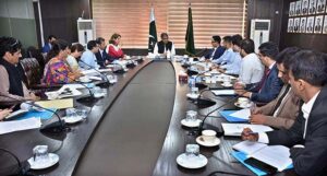 Secretary Information and Broadcasting, Zahoor Ahmed chairing a meeting to review arrangements for the “Nationwide Best Belt & Road Initiative Projects Photography Competition” which is intended to capture the essence and impact of CPEC and other BRI projects in Pakistan.