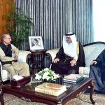 The Kingdom of Saudi Arabia's Ambassador to Pakistan, Nawaf bin Said Al-Malki, and the Muslim World League's Regional Director in Pakistan, Saad bin Masoud Al-Harthi, called on President Dr. Arif Alvi, at Aiwan-e-Sadr.
