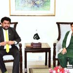 Muhammad Kamran Tessori, Governor of Sindh called on Dr. Shamshad Akhtar, Caretaker Federal Minister for Finance, Revenue, Economic Affairs & Privatization at Finance Division.
